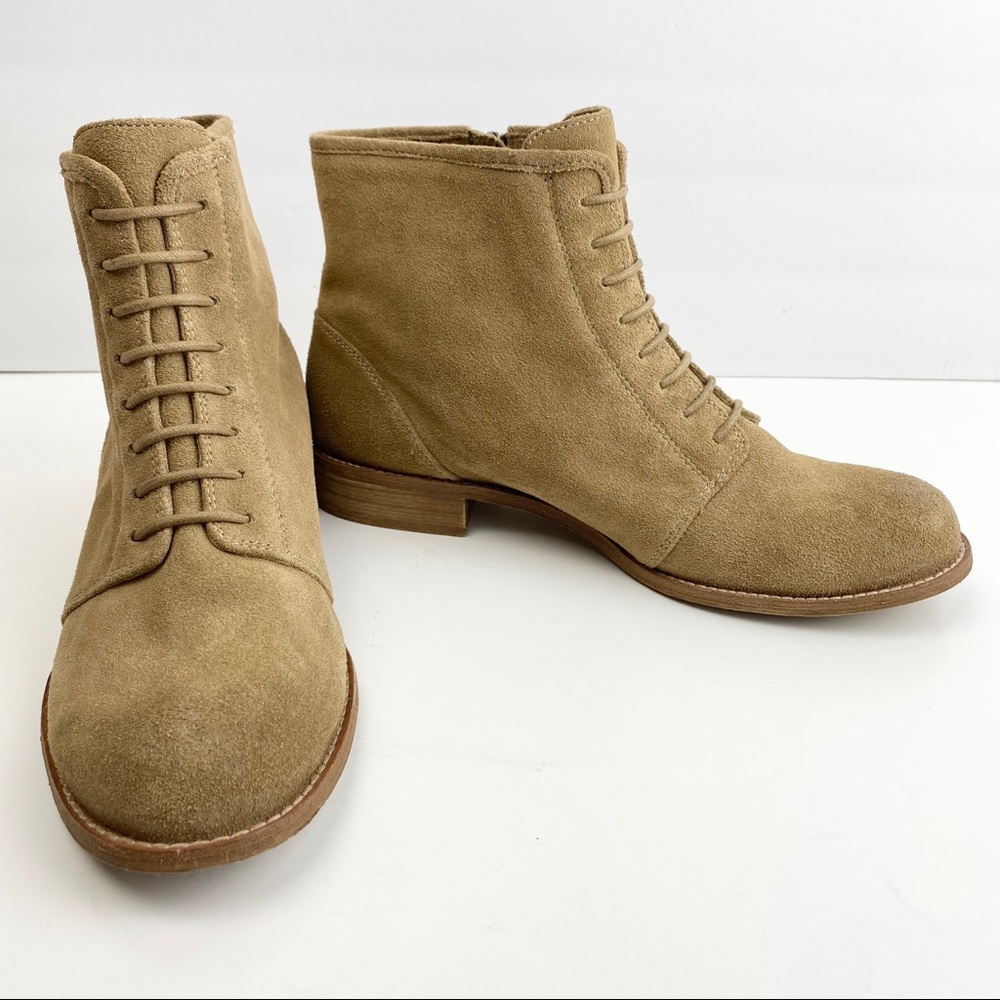 Splendid Orella Suede Tan Leather Boots size 8